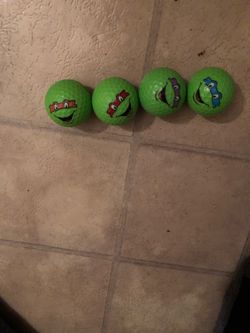 Teeangage Mutant ninja Turtle Golg Balls
