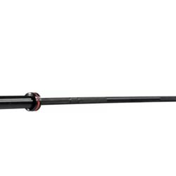 Black and red 45lb ethos barbell
