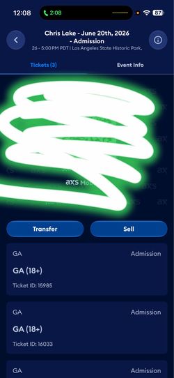 Chris lakes tickets
