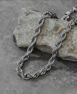 9mm x 28" 316SS Rope Chain "READ DISCRIPTION"