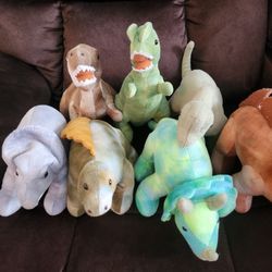 RARE PLUSH DINOSAURS 