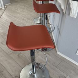 2 Adjustable Bar Stools 