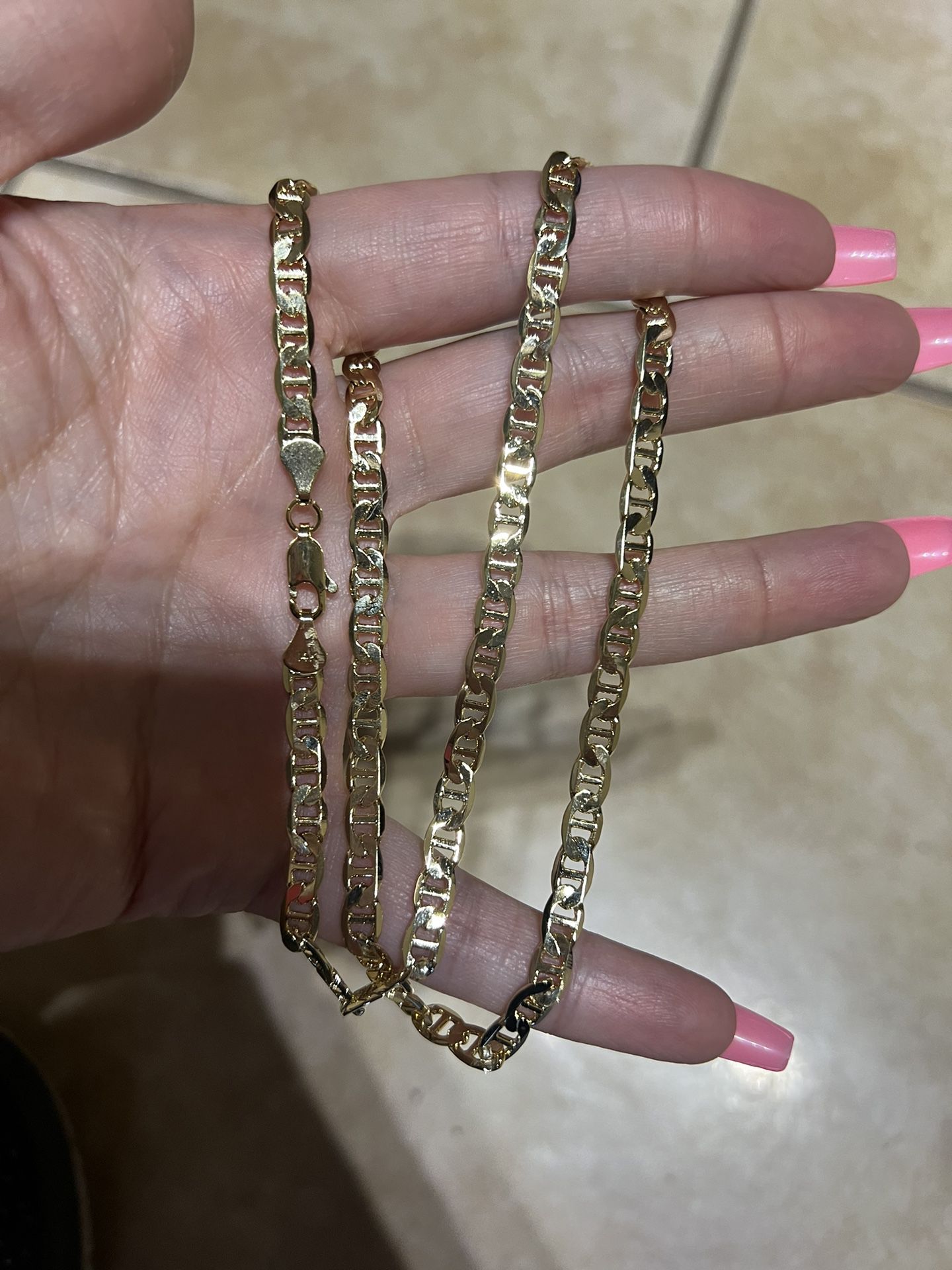14k Gold Plated Chain 20in