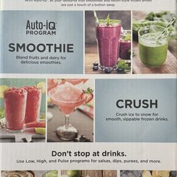 NINJA SMOOTHIE IQ BLENDER