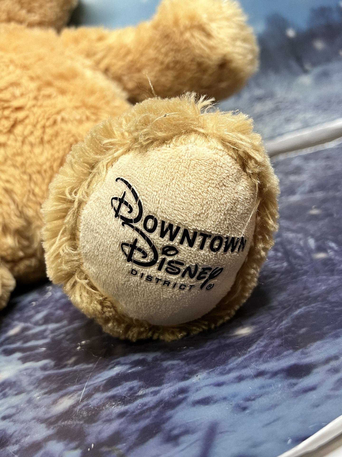 Rare Build A Bear Downtown Disney Hidden Mickey Bear stuffed animal plushie doll