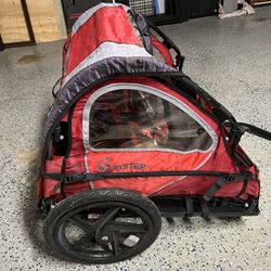 Bike Trailer for Toddlers Double Seat