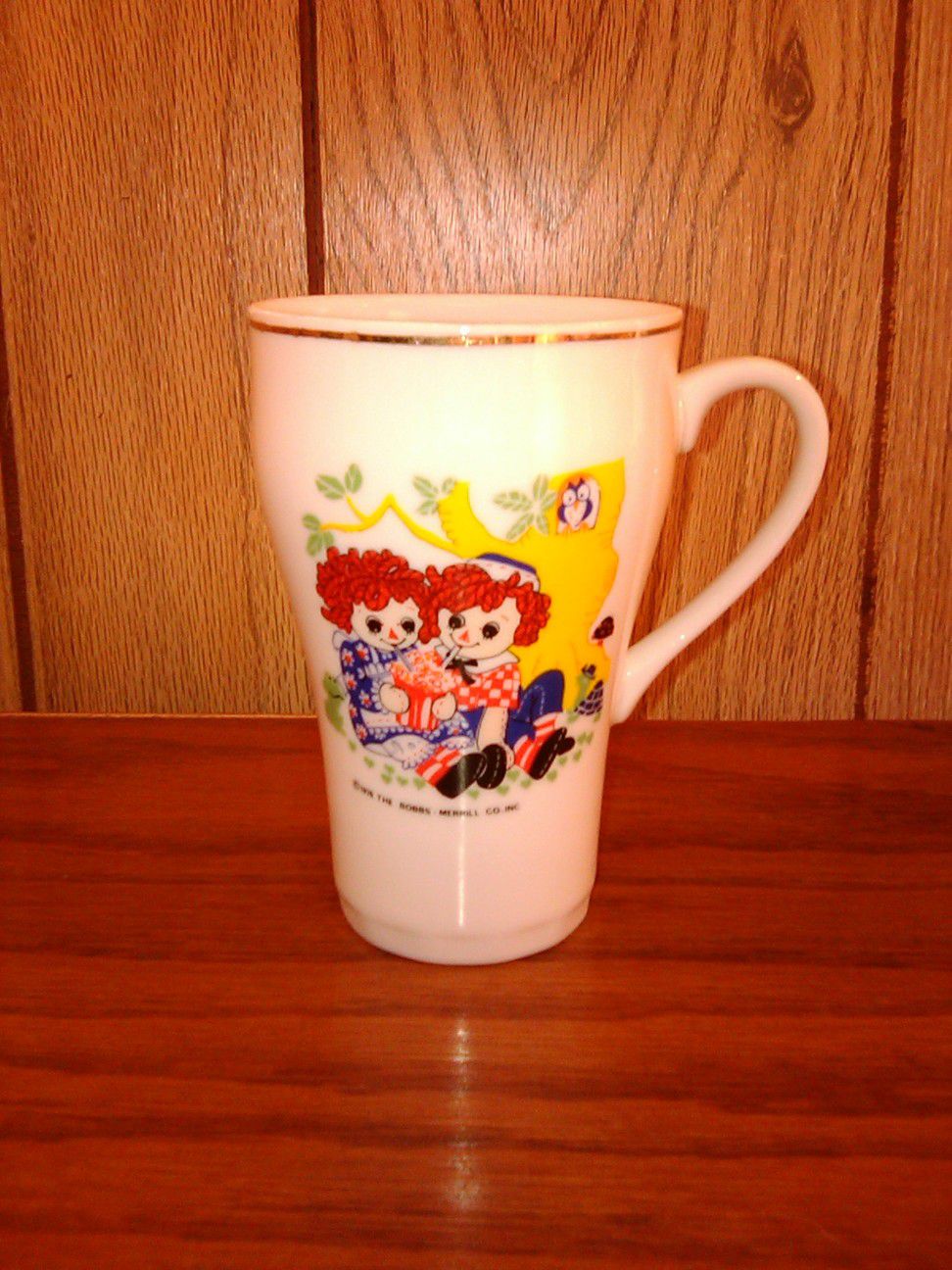 Raggedy Ann and Andy cup
