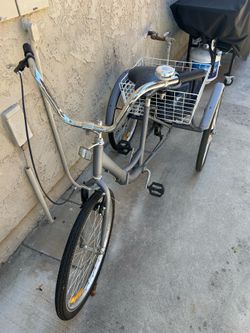 Three Wheel Bike with Basket