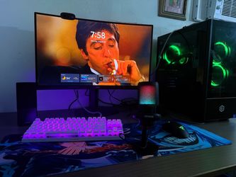 RGB Gaming PC Desktop Setup