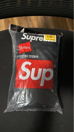 Supreme x Hanes Boxer Briefs 4-Pack Size L