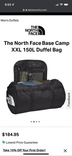 North Face 150L XXL Duffel Bag