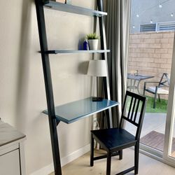 Black And Blue Ladder Desk