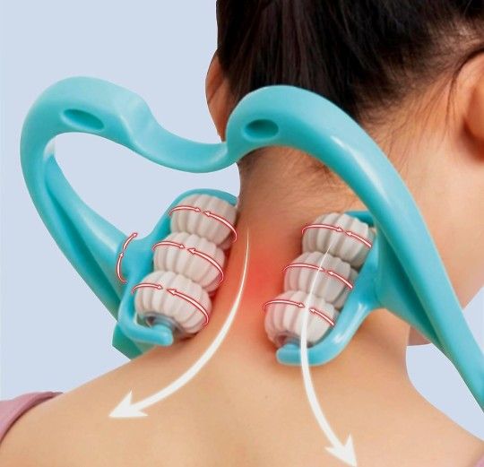 360°Adjustable Neck Roller Massager 