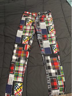 Watson colorful patchwork jeans #patchworkjeans