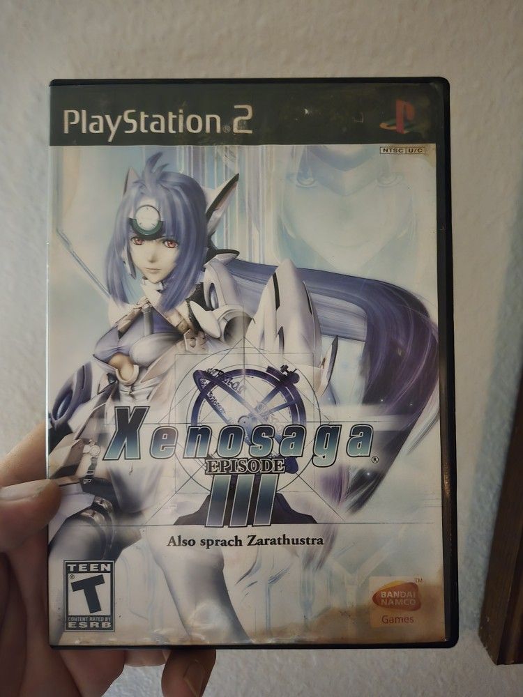 Xenosaga: Episode III -- Also Sprach Zarathustra (Sony PlayStation 2, 2006) DISC Is Badly Scratched