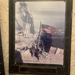 Commemorative  911 Fire Department Plaque