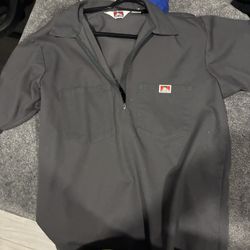 Dark grey Ben Davis work shirt L