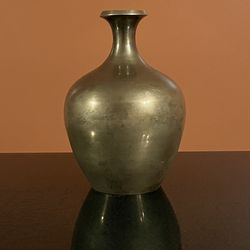 Vintage Brass Urn/Vase Made In India 5.5” Tall 4” Wide