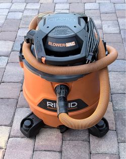 RIDGID 16 Gal. 6.5 Peak HP NXT Shop Vacuum Wet Dry Vac with Detachable Blower, Filter, Locking Hose.