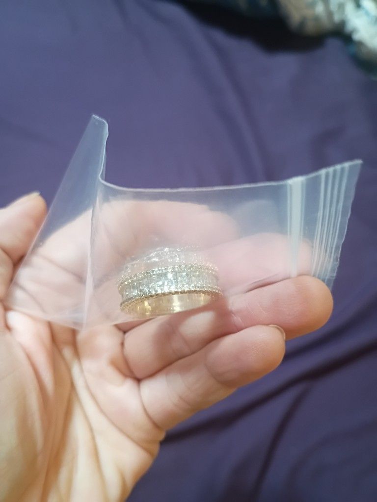 Size 10 Unisex Eternity Band