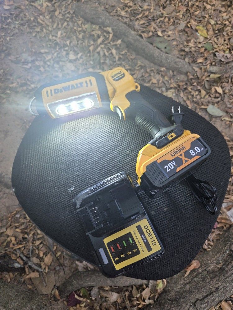 Lámpara Batería 8.0 Y Cargador Compatible Con Dewalt 20v $70 Firme Área Jersey Village 77O41