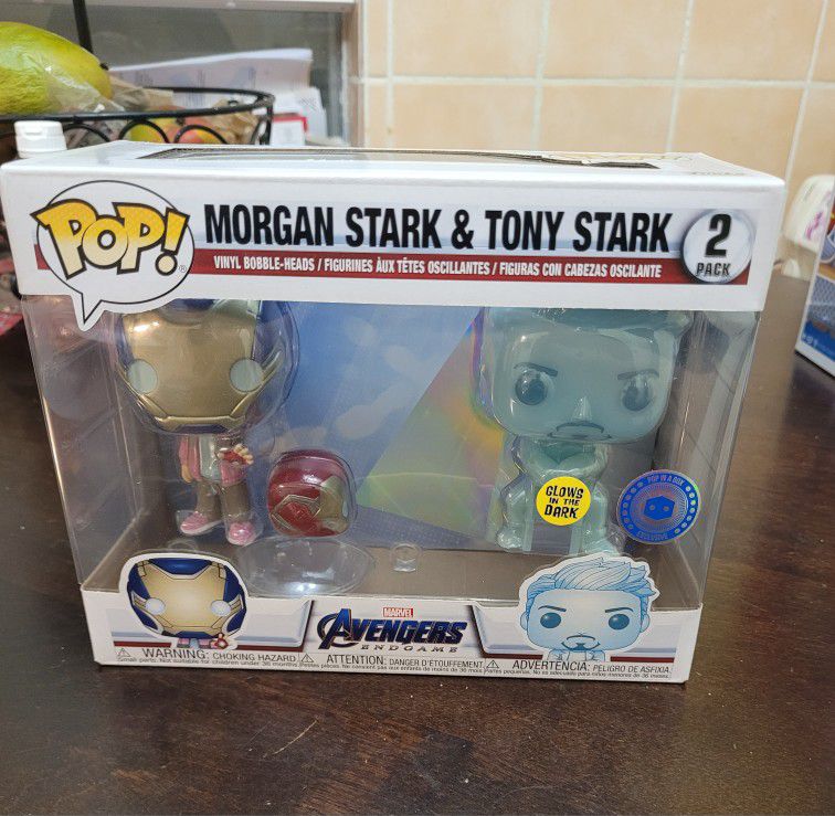 Funko Pop Morgan Stark & Tony Stark 