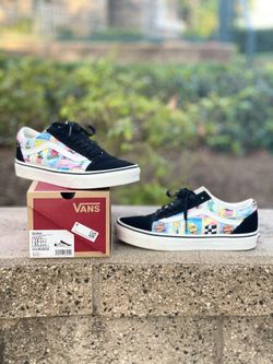 Vans Shoes, Old Skool, Lotería, (7 Men, 8.5 Women)