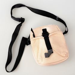 Top quality crossbody bag beige canvas adjustable NWOT