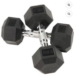 20 lbs/pound Dumbbells Pair