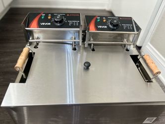VEVOR Commercial Double Tank Electric Deep Fryer