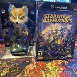 Star fox  Adventures Target Explusive Bobblehead  with the game 