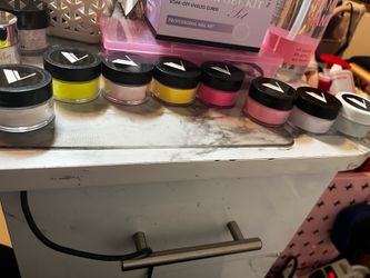 Nail acrylic pigments