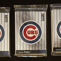Lot Of 3 Chicago Cubs Team Sets from 1997 UD Collector’s Choice
