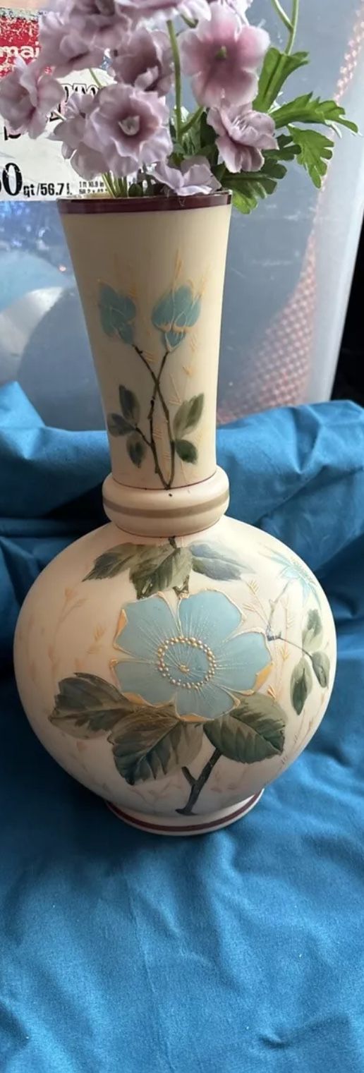 Poschinger Krystallia Hand Painted Vase