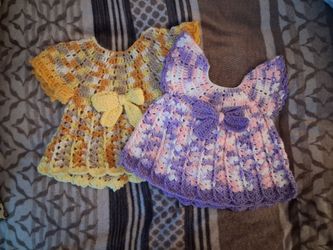 Crocheted baby/doll dress