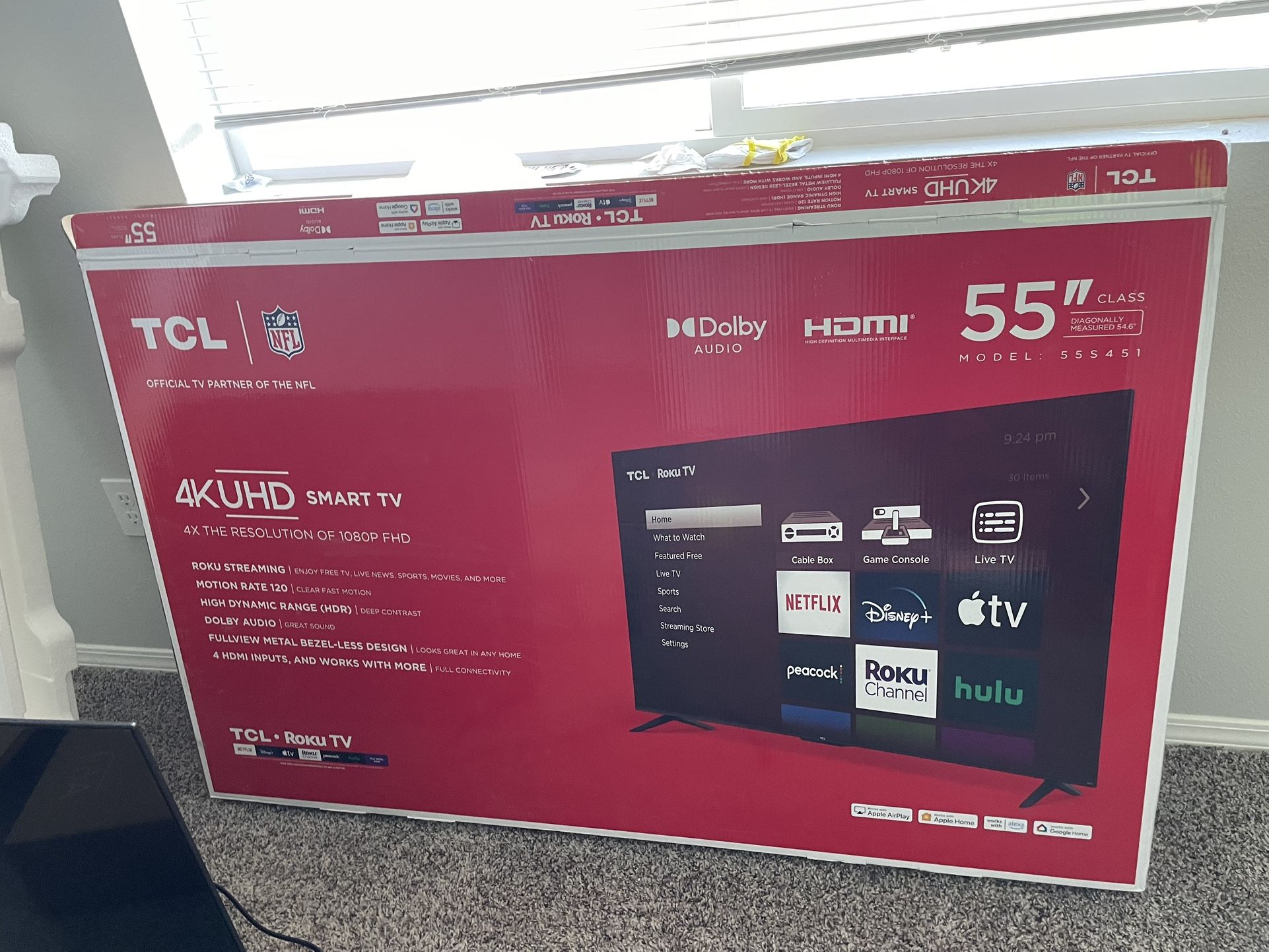 55’ Smart TV TCL