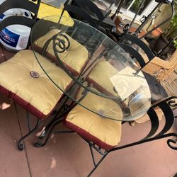 Heavy Metal Outdoor Table Set
