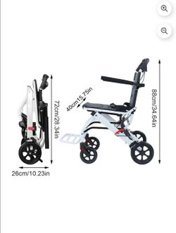 Transport wheelchair