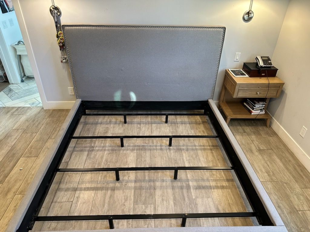 King Size Bed Frame With Box Springs
