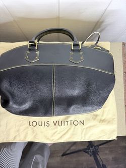 Louis Vuitton Black Leather Handbag