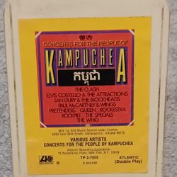 Kampuchea 8 Track Music Clash Paul McCartney Queen The Who Music