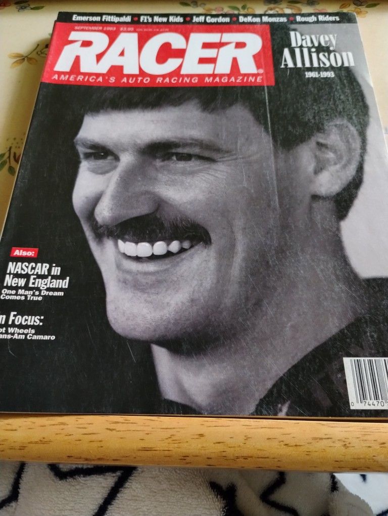Davey Allison Vintage Tribute Magazines