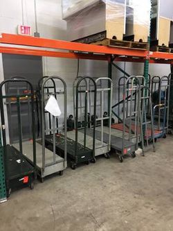 Narrow utility carts