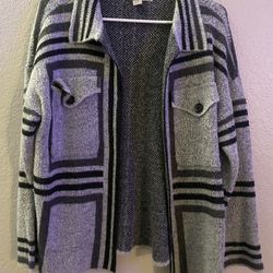 Black And Grey Sweater