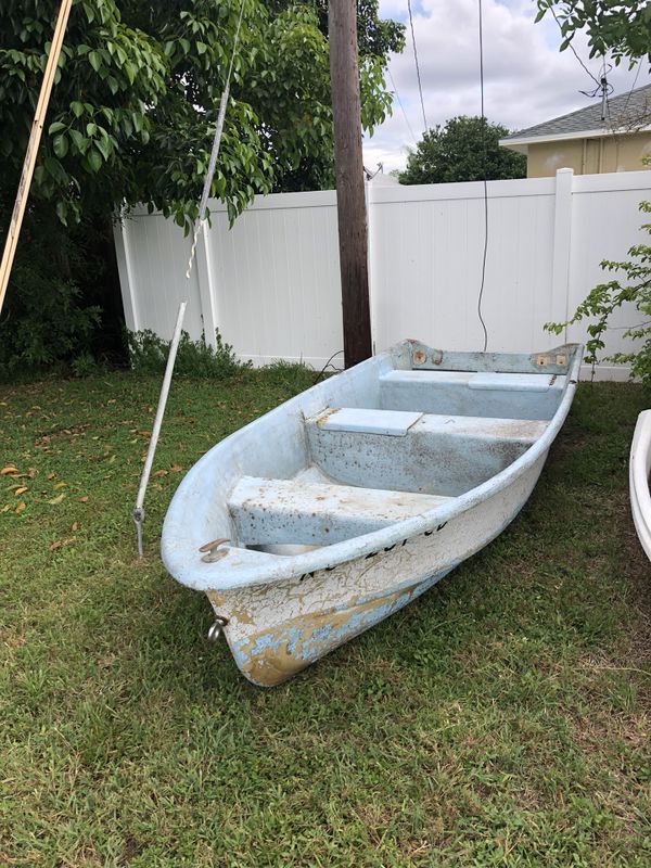 14’ fiberglass jon boat for sale in cape coral, fl - offerup