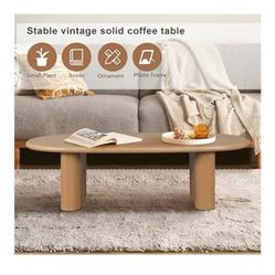 Mesa De Centro Cónica (Madera Natural)