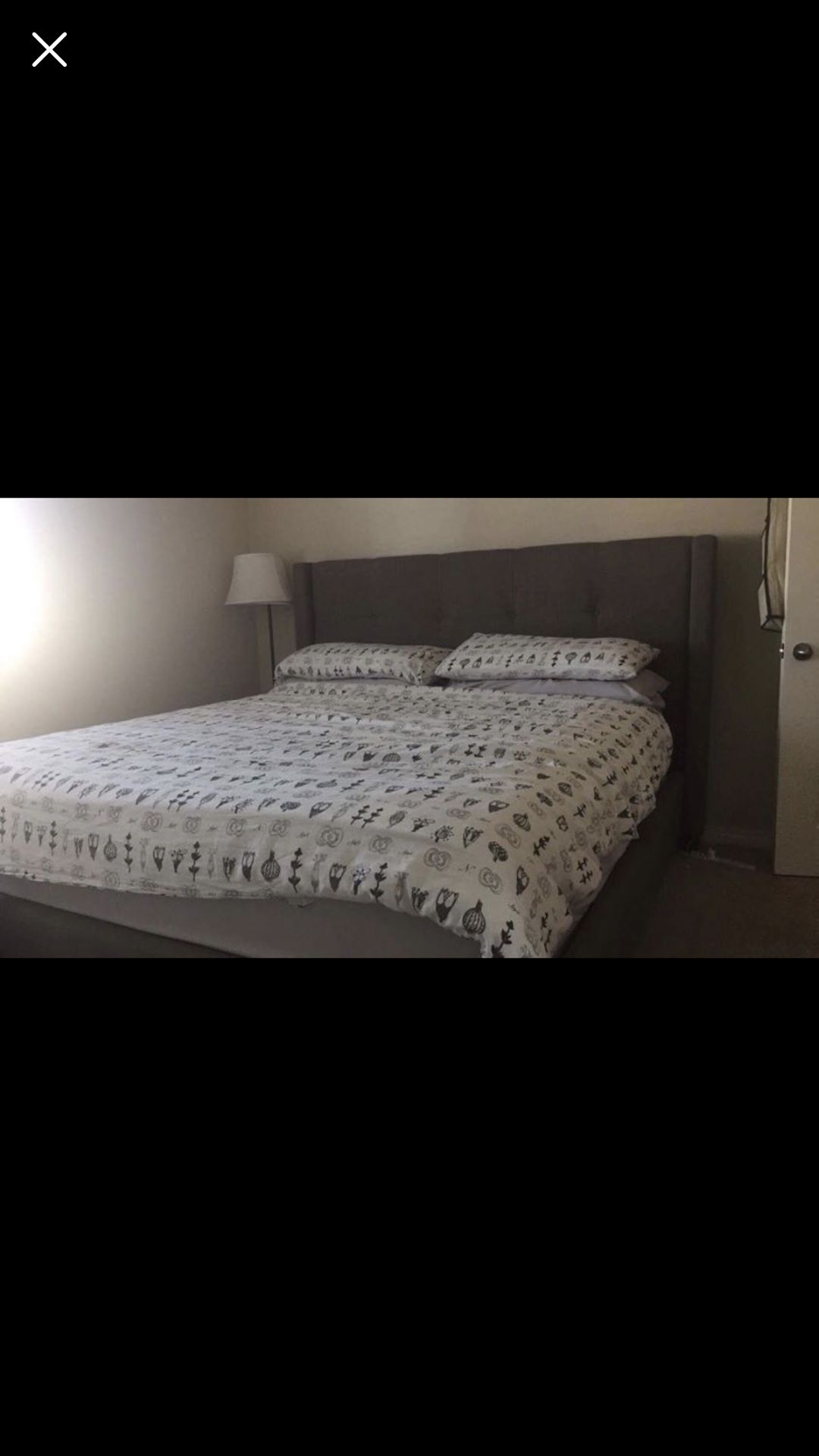 Living spaces California King and mattress