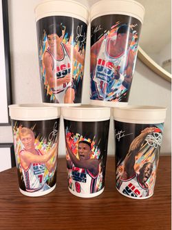 5 - 1992 Olympics Basketball USA Dream Team Collectible Cups from Mcdonald's