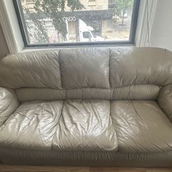 Leather Couch 