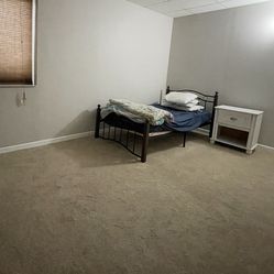 Single Bed  Frame And mattress For Sale